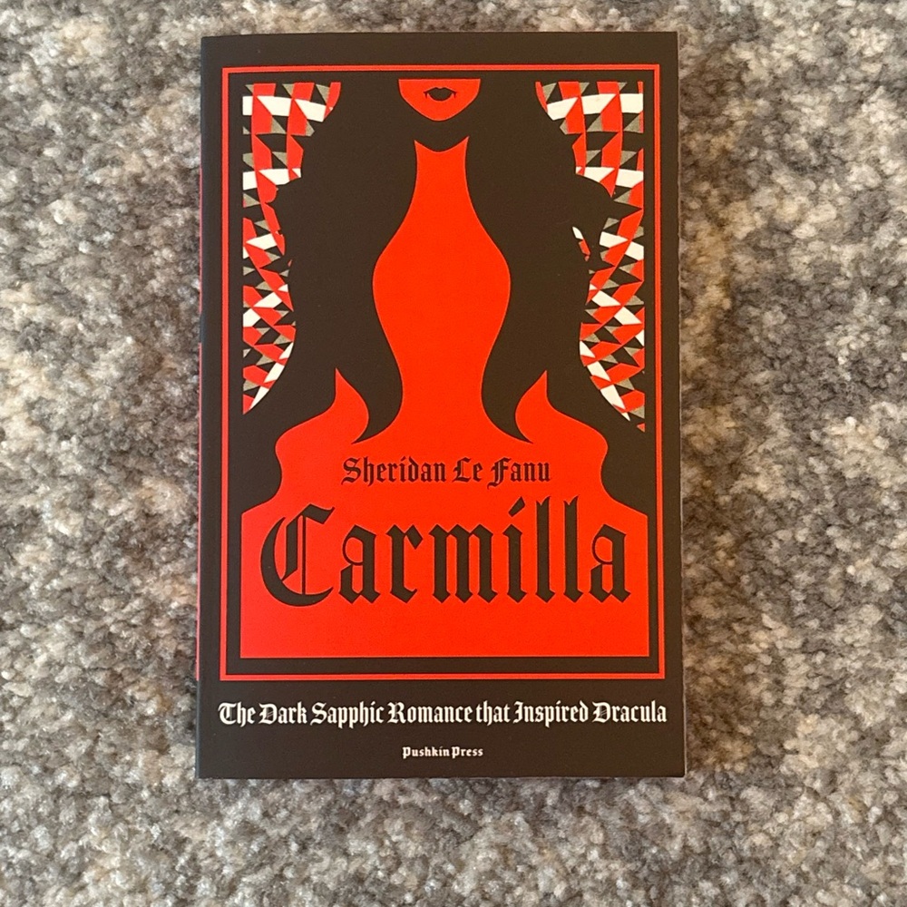 Carmilla Book with Red and Black Cover